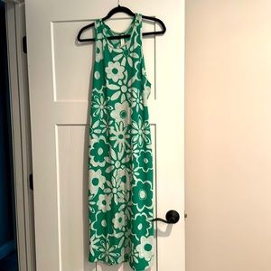 Anthropologie Daily Practice. Kelly green long coverup/dress.